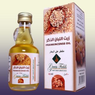 Ready to use frankincense oil bottle by Green Fields