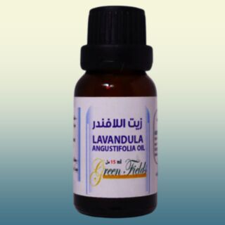 Green Fields pure steam distilled lavender essential oil bottle