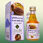 Cold pressed flaxseed oil bottle by Green Fields Oils
