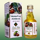 Cold pressed jojoba oil bottle by Green Fields Oils
