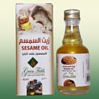 Cold pressed sesame oil bottle by Green Fields Oils
